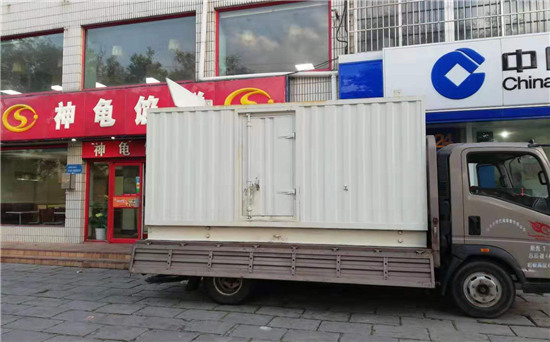 麻山出租发电机施工案例